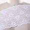 1 Yard White Ultra Wide Stretch Floral Lace Trim Scalloped Elastic Ribbon